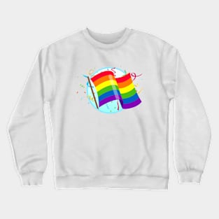 LGBTQ Flag Crewneck Sweatshirt